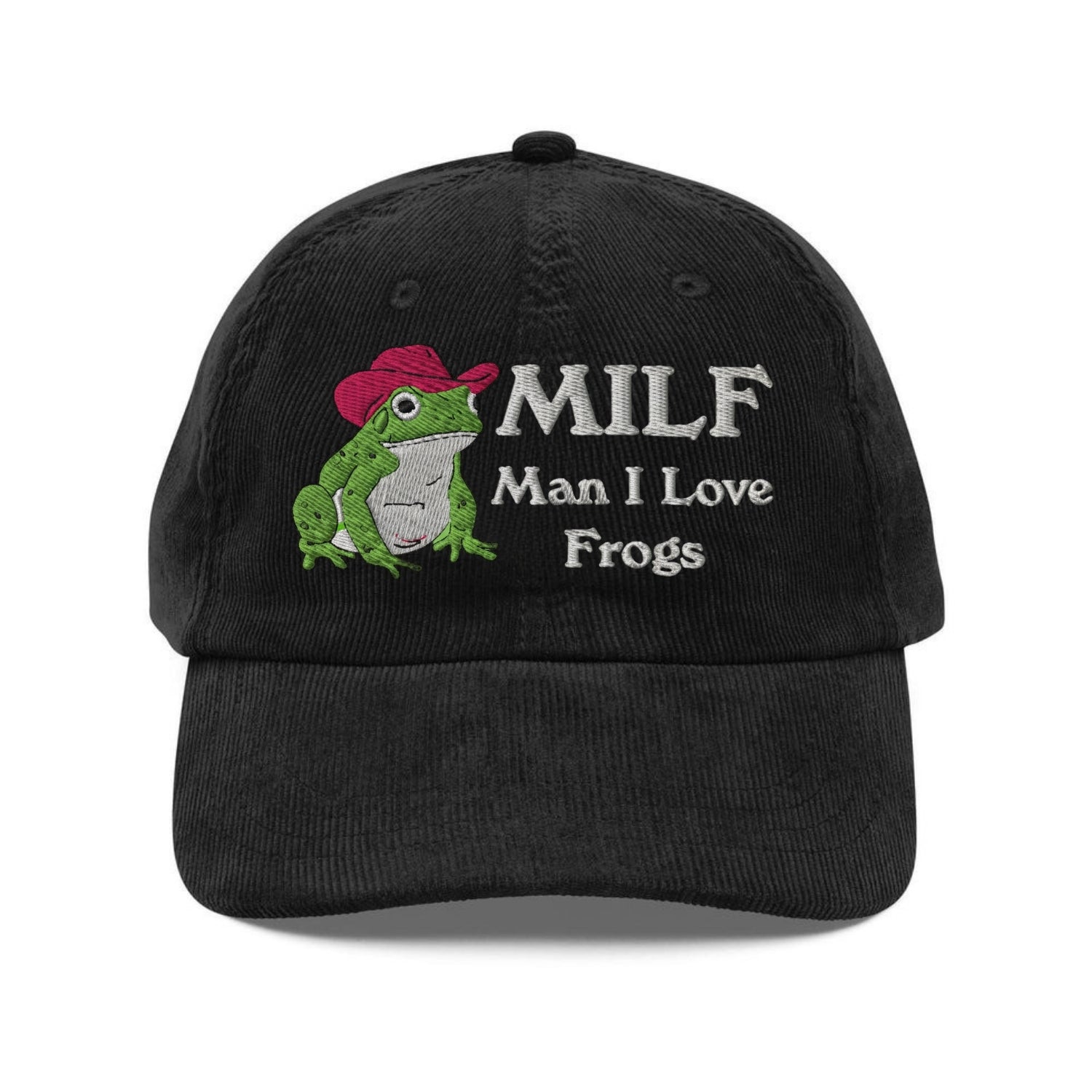 Custom Embroidered MILF Man I Love Frogs Hat