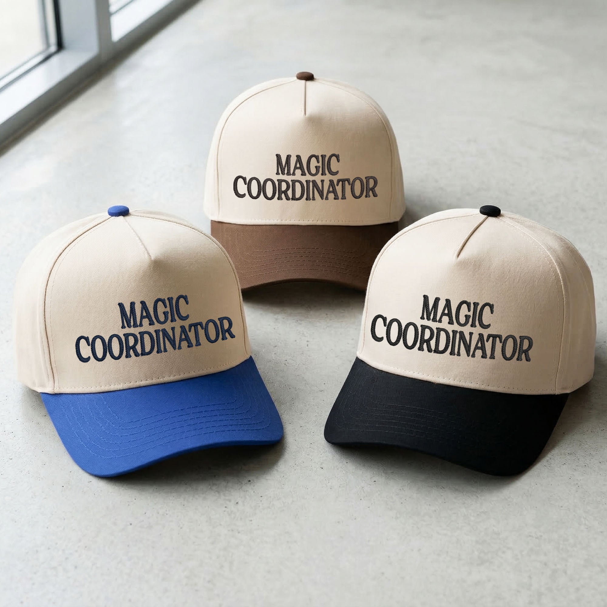 Custom Embroidered Magic Coordinator Snapback Hat