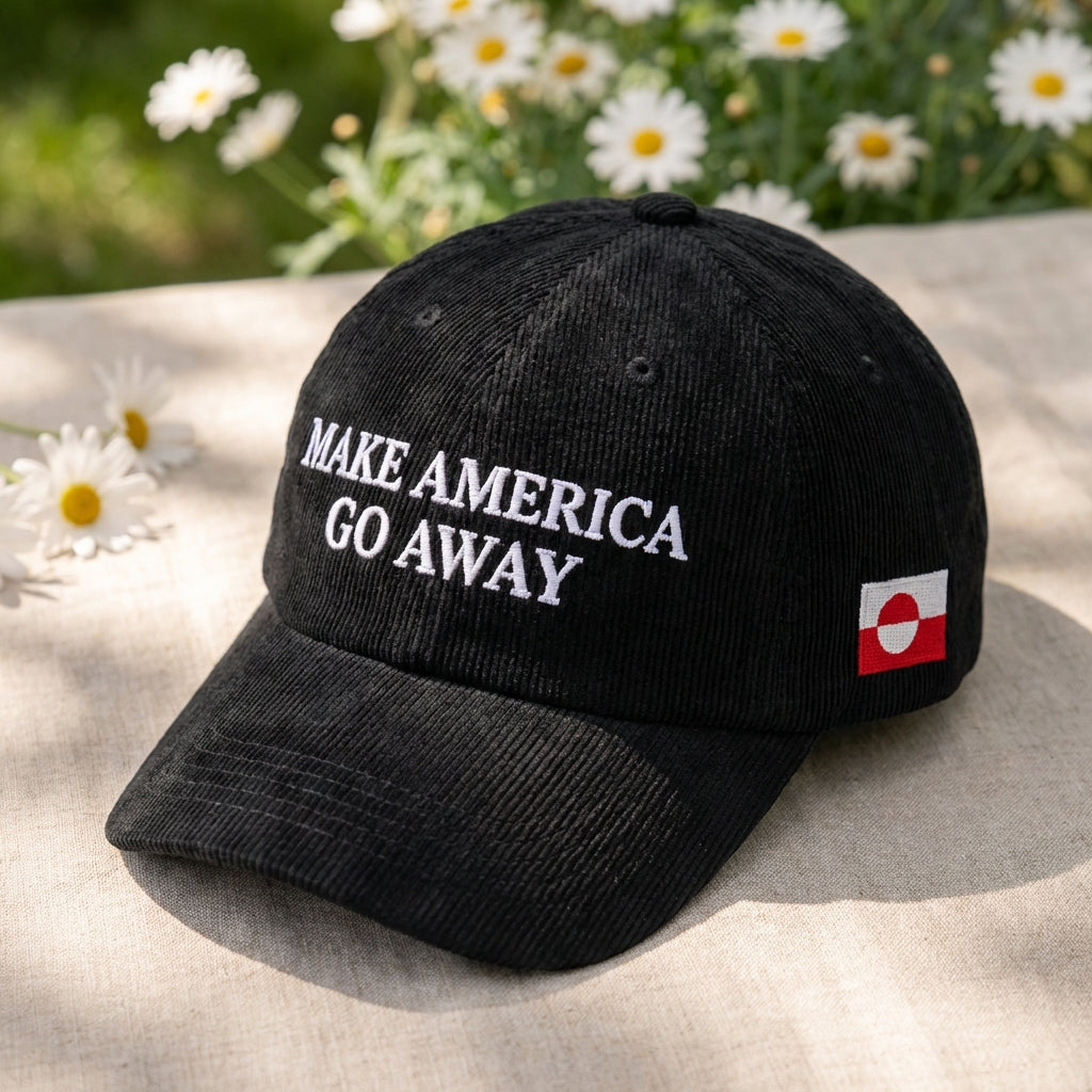 Custom Embroidered Make America Go Away Hat - Greenland Graphic Hat