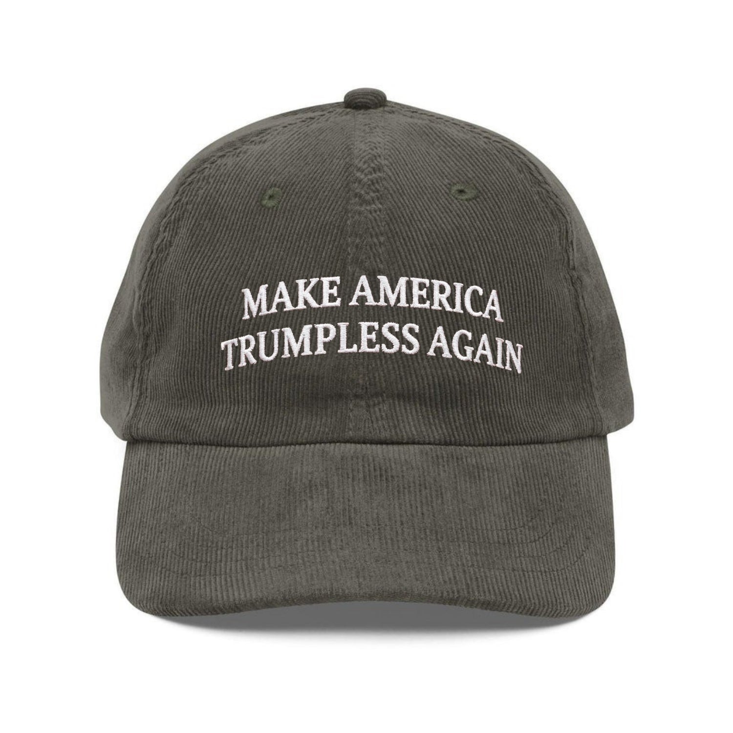 Custom Embroidered Make America Trumpless Again Hat - Political Parody Cap