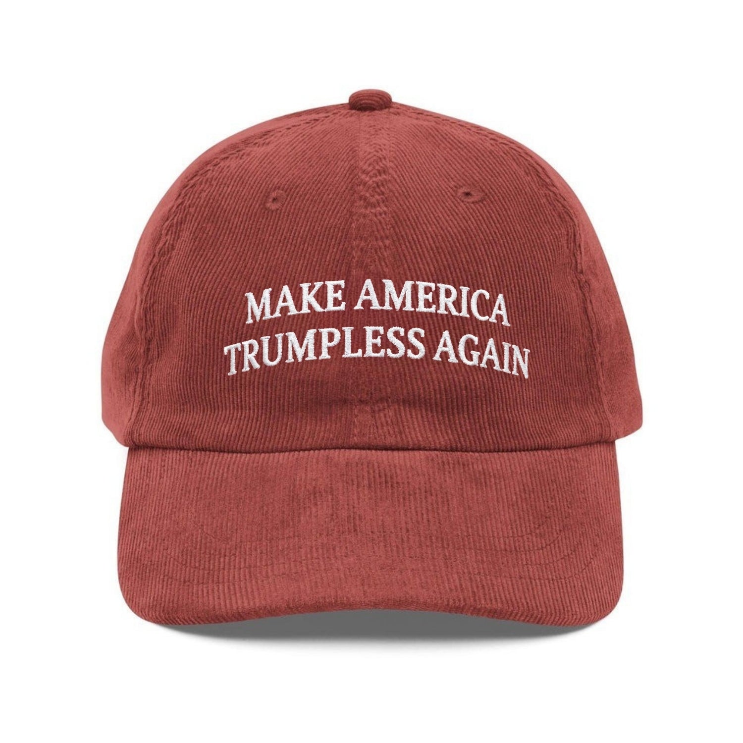 Custom Embroidered Make America Trumpless Again Hat - Political Parody Cap