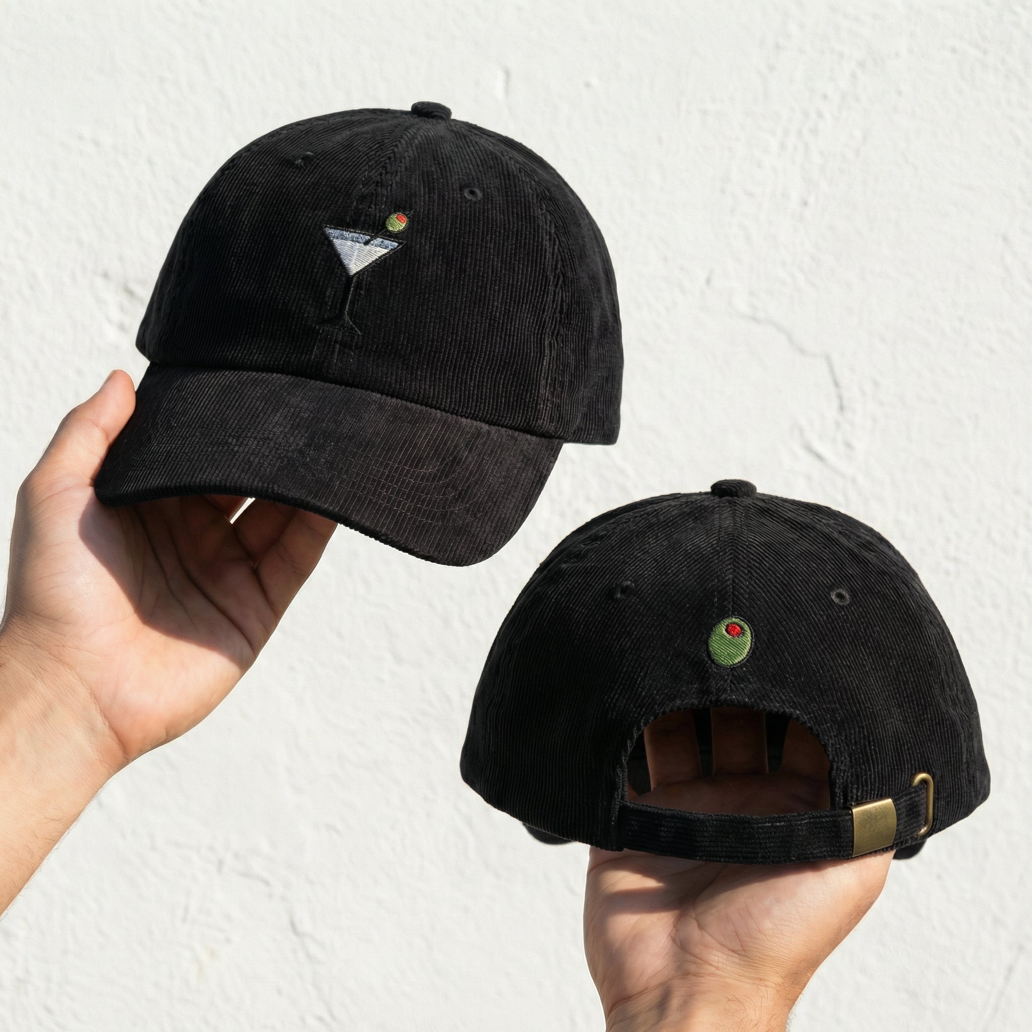 Custom Embroidered Martini Hat - Cocktail Lover Cap