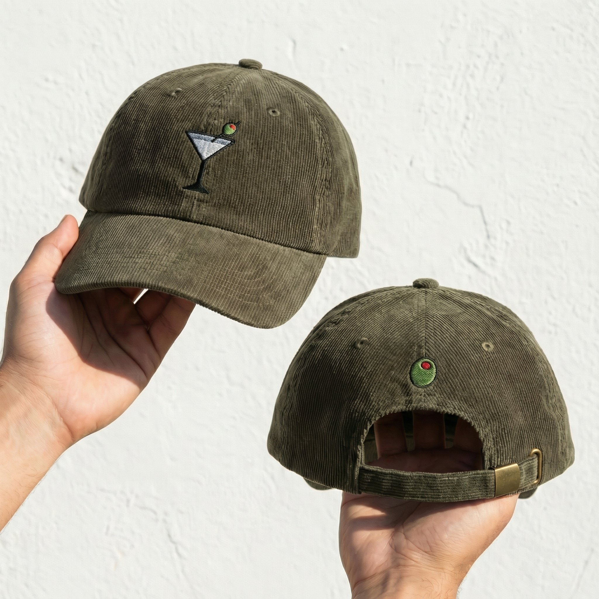 Custom Embroidered Martini Hat - Cocktail Lover Cap