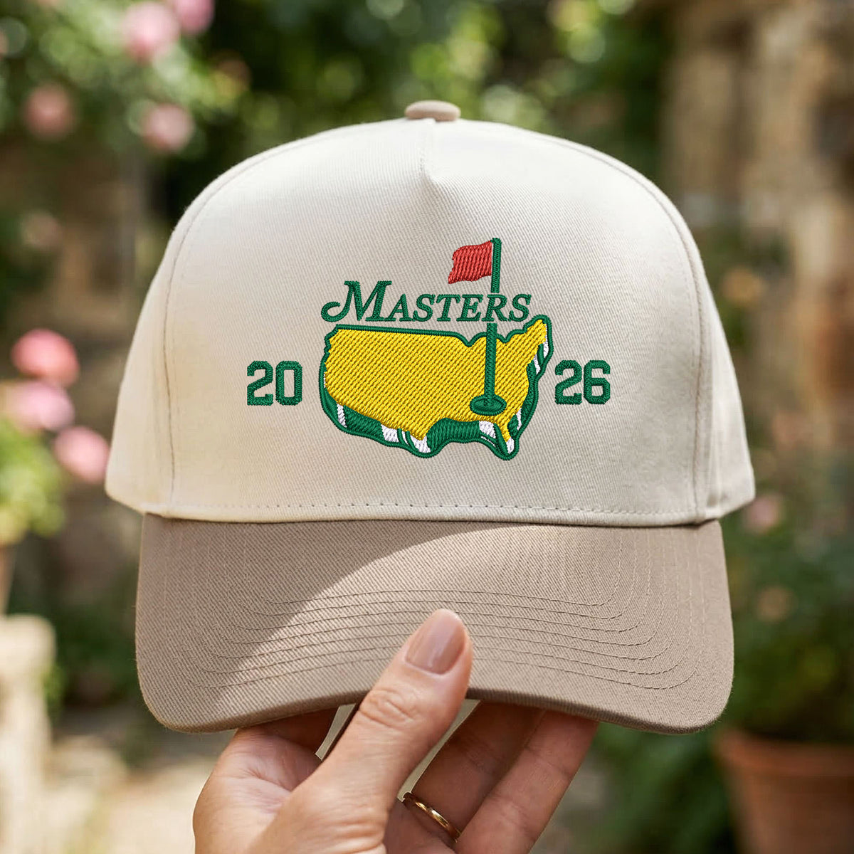 Custom Embroidered Masters Golf Snapback Hat