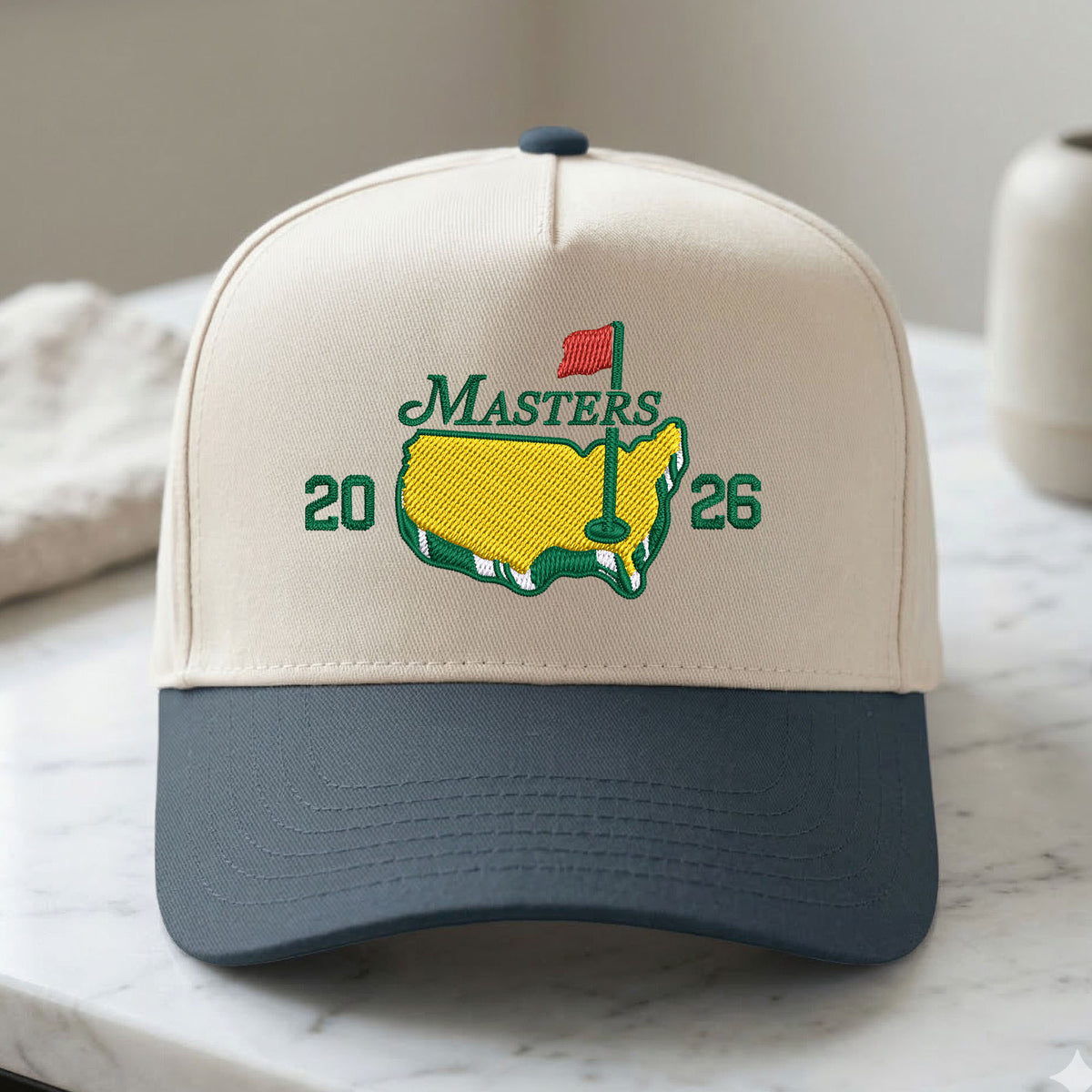 Custom Embroidered Masters Golf Snapback Hat