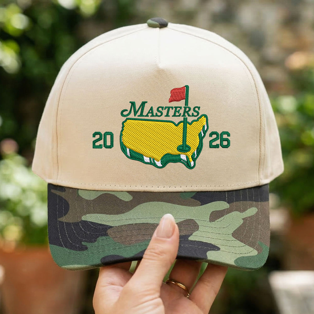 Custom Embroidered Masters Golf Snapback Hat