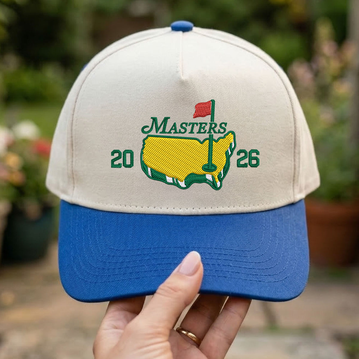 Custom Embroidered Masters Golf Snapback Hat