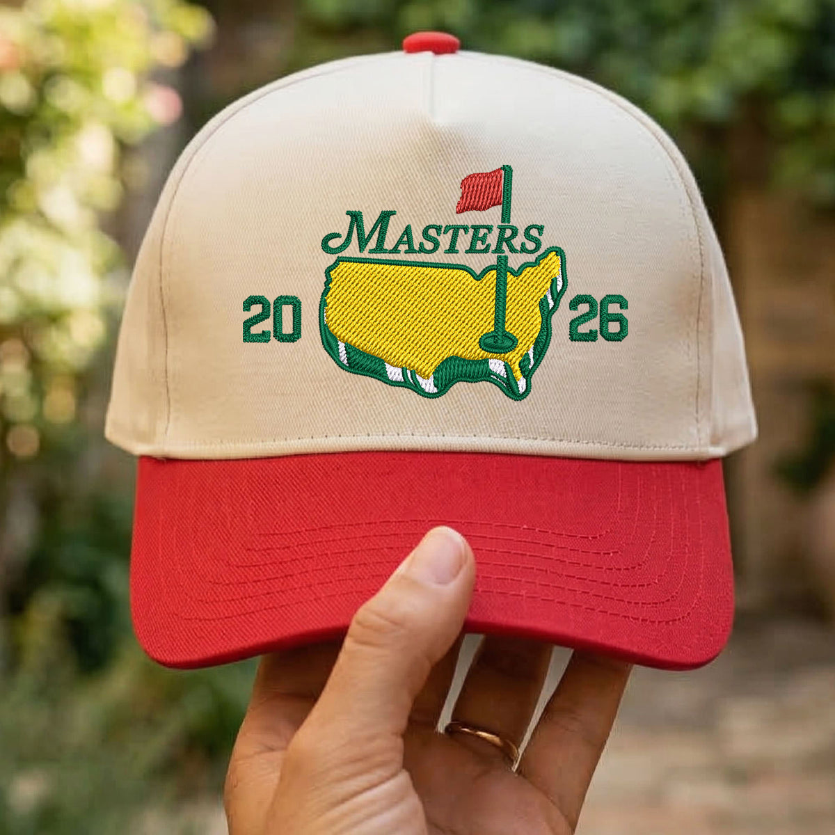 Custom Embroidered Masters Golf Snapback Hat