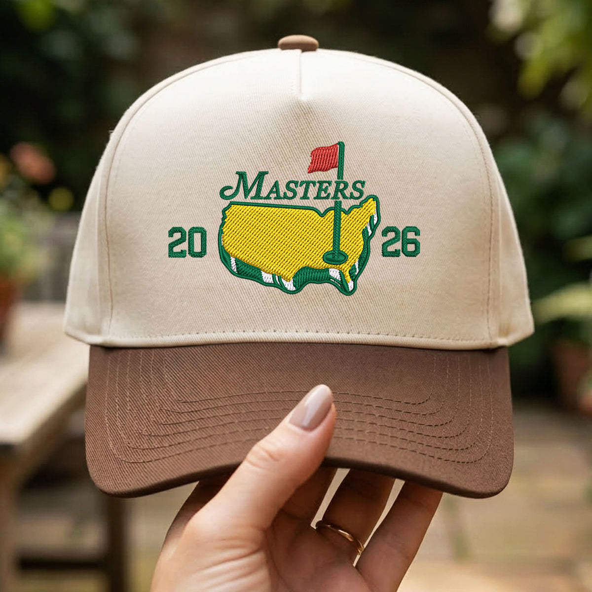 Custom Embroidered Masters Golf Snapback Hat