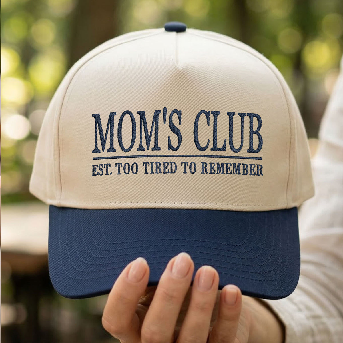 Custom Embroidered Mom's Club Snapback Hat