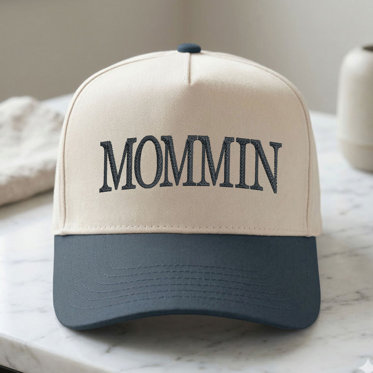 Custom Embroidered Mommin Snapback Hat