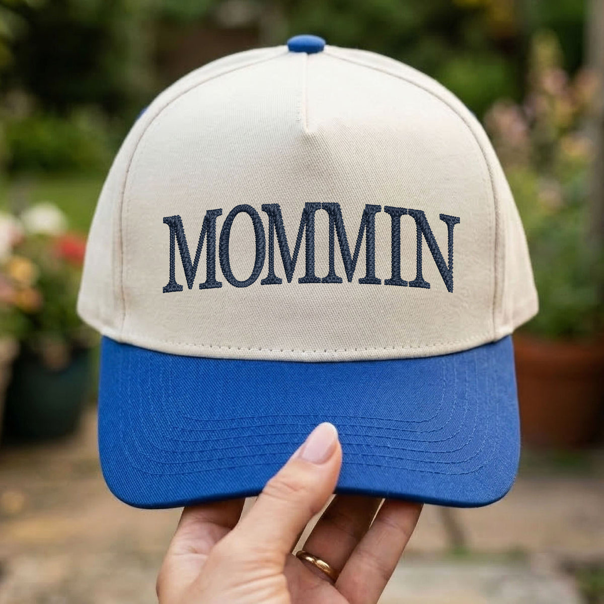 Custom Embroidered Mommin Snapback Hat