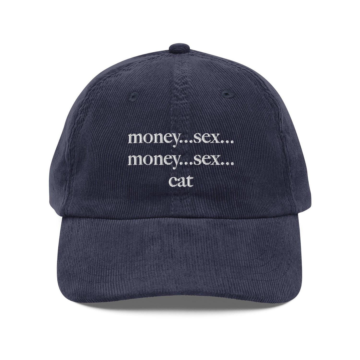 Custom Embroidered Money...Cat Hat