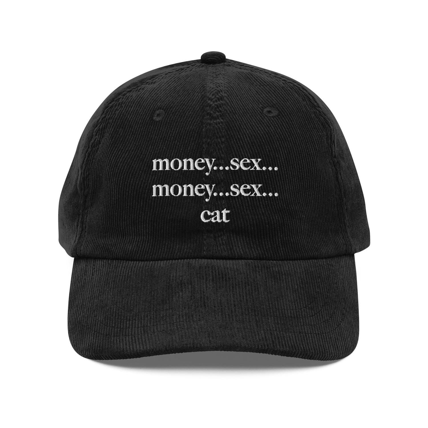 Custom Embroidered Money...Cat Hat