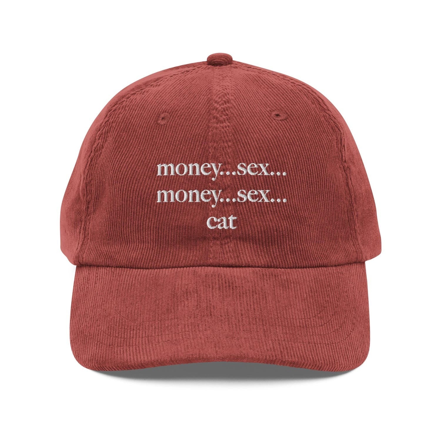 Custom Embroidered Money...Cat Hat