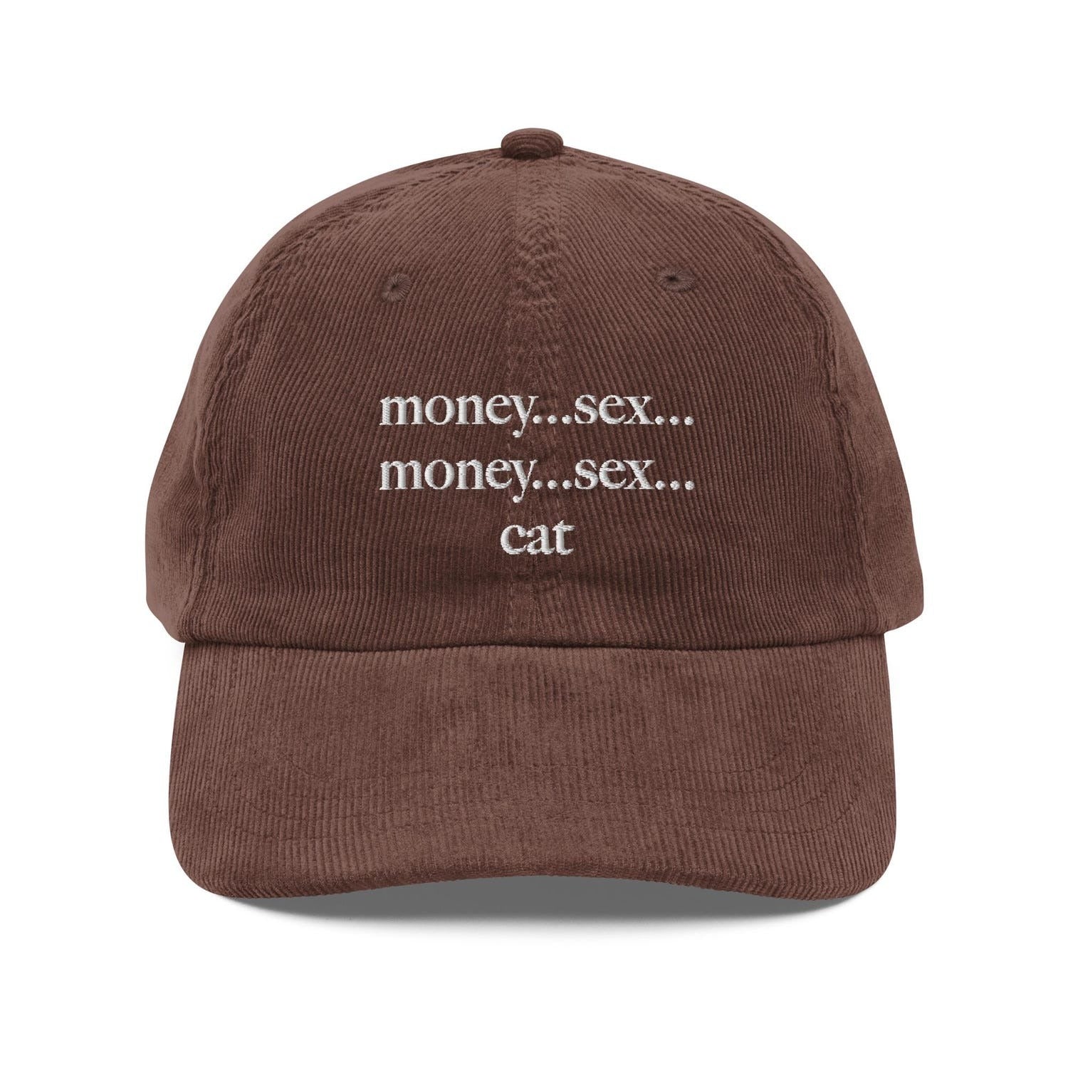Custom Embroidered Money...Cat Hat