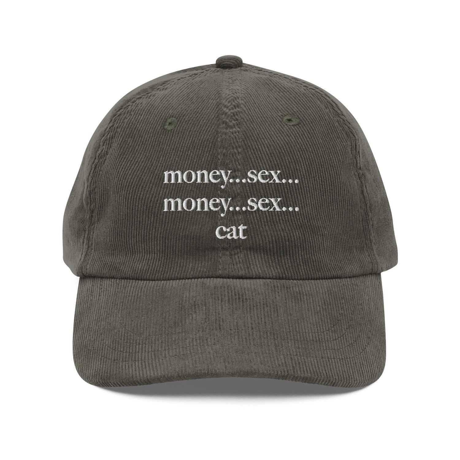 Custom Embroidered Money...Cat Hat