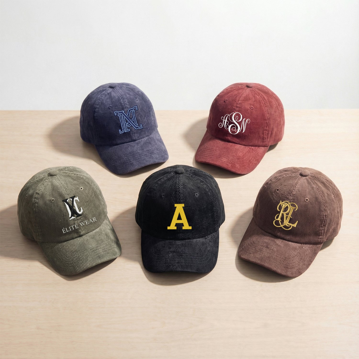 Custom Embroidered Monogram Hat – Personalized Initials Cap