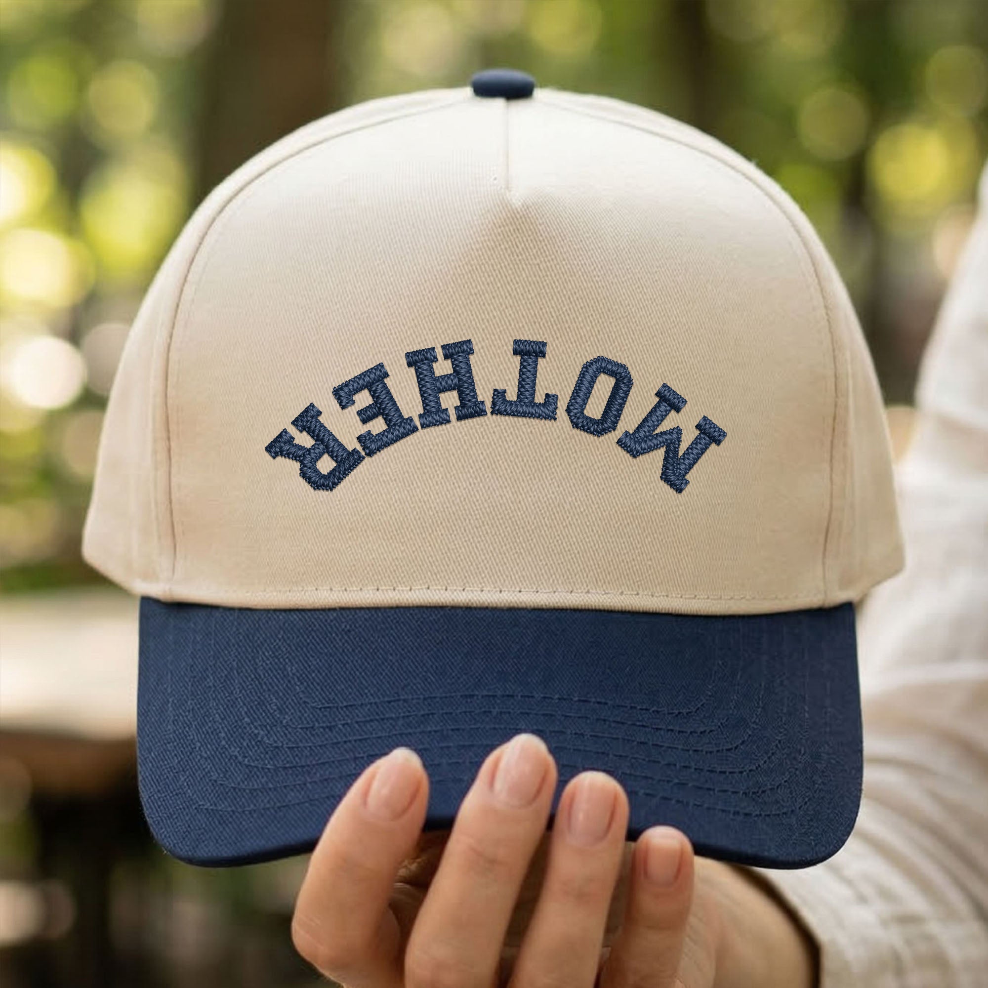 Custom Embroidered Mother Snapback Hat