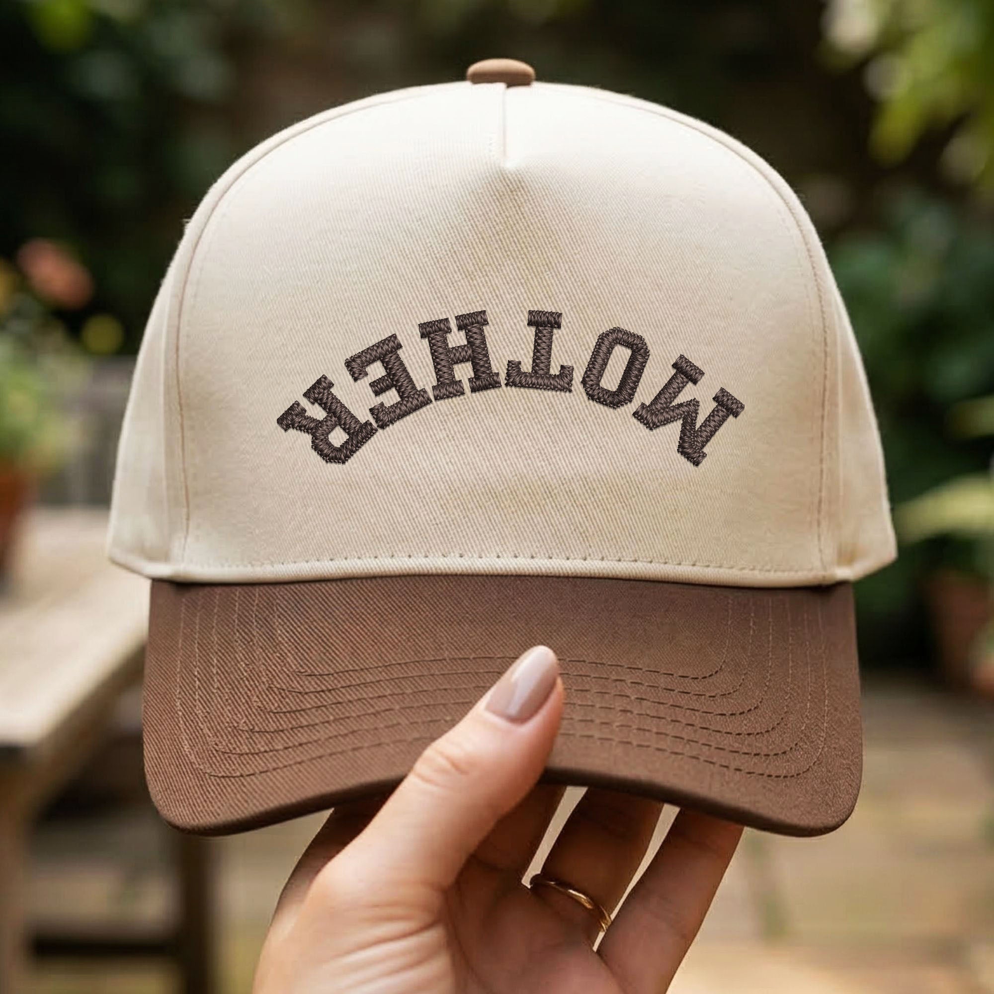 Custom Embroidered Mother Snapback Hat