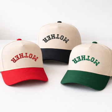Custom Embroidered Mother Upside Down Snapback Hat