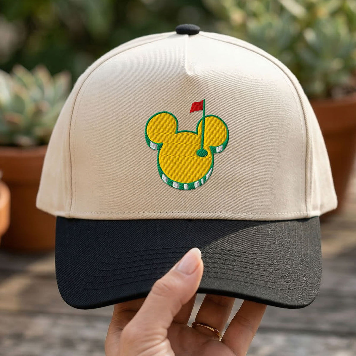 Custom Embroidered Mouse-ter’s Cartoon Mouse Inspired Snapback Hat