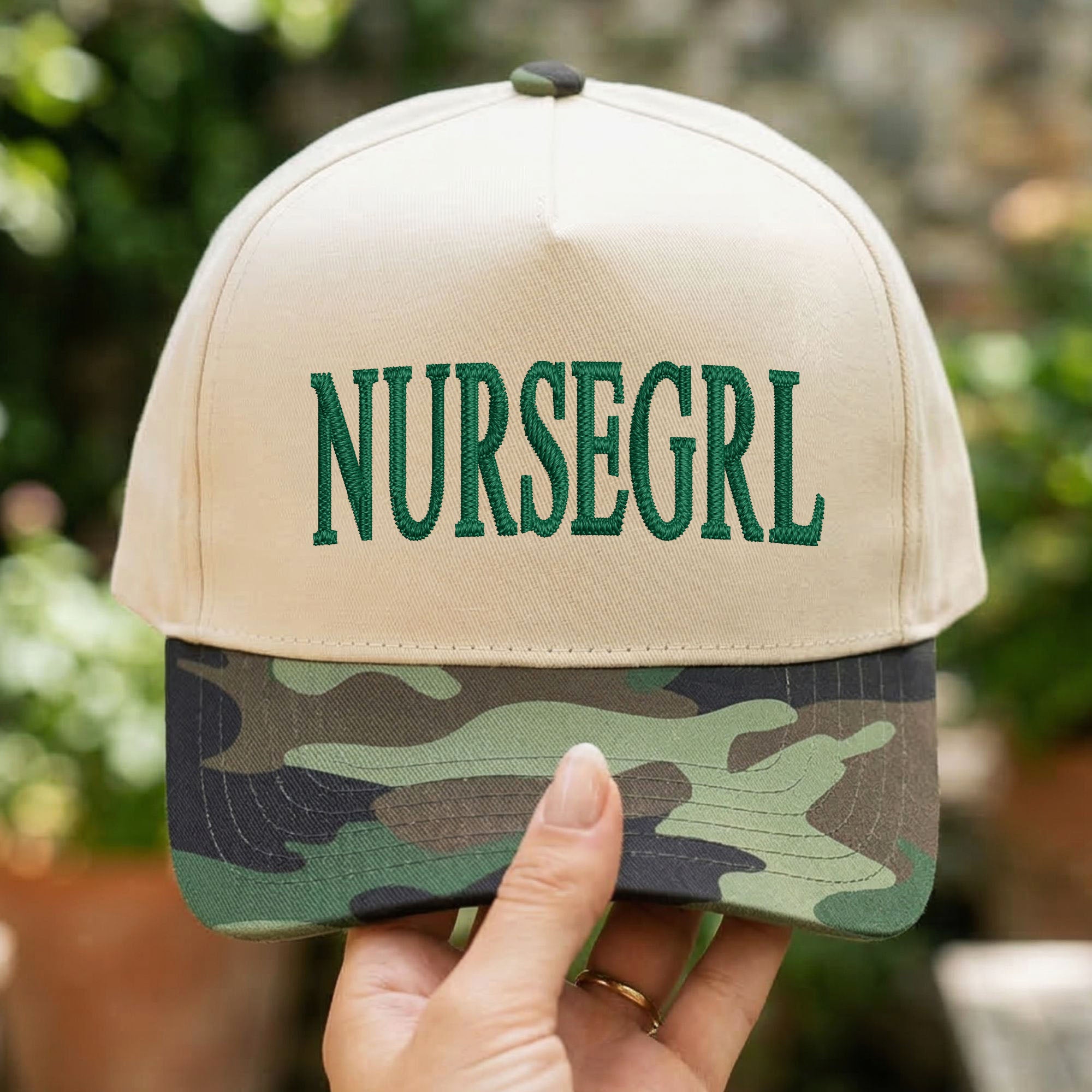 Custom Embroidered NURSEGRL Snapback Hat