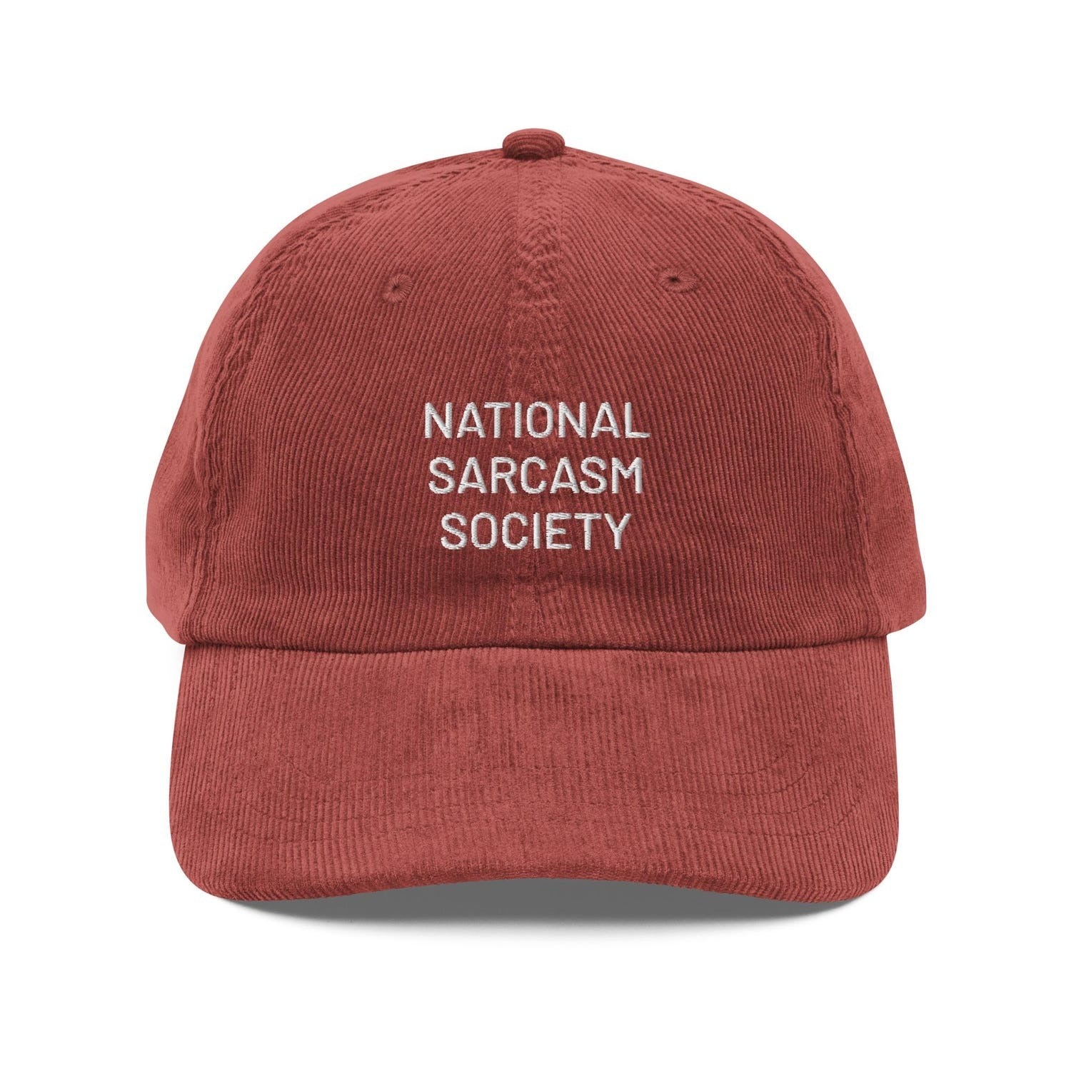Custom Embroidered National Sarcasm Society Hat