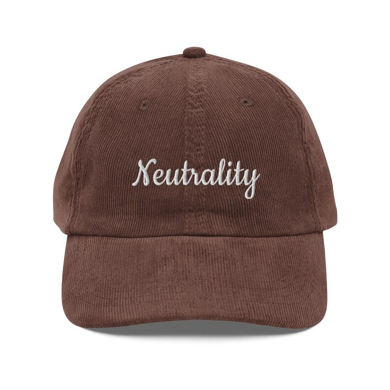 Custom Embroidered Neutrality Hat