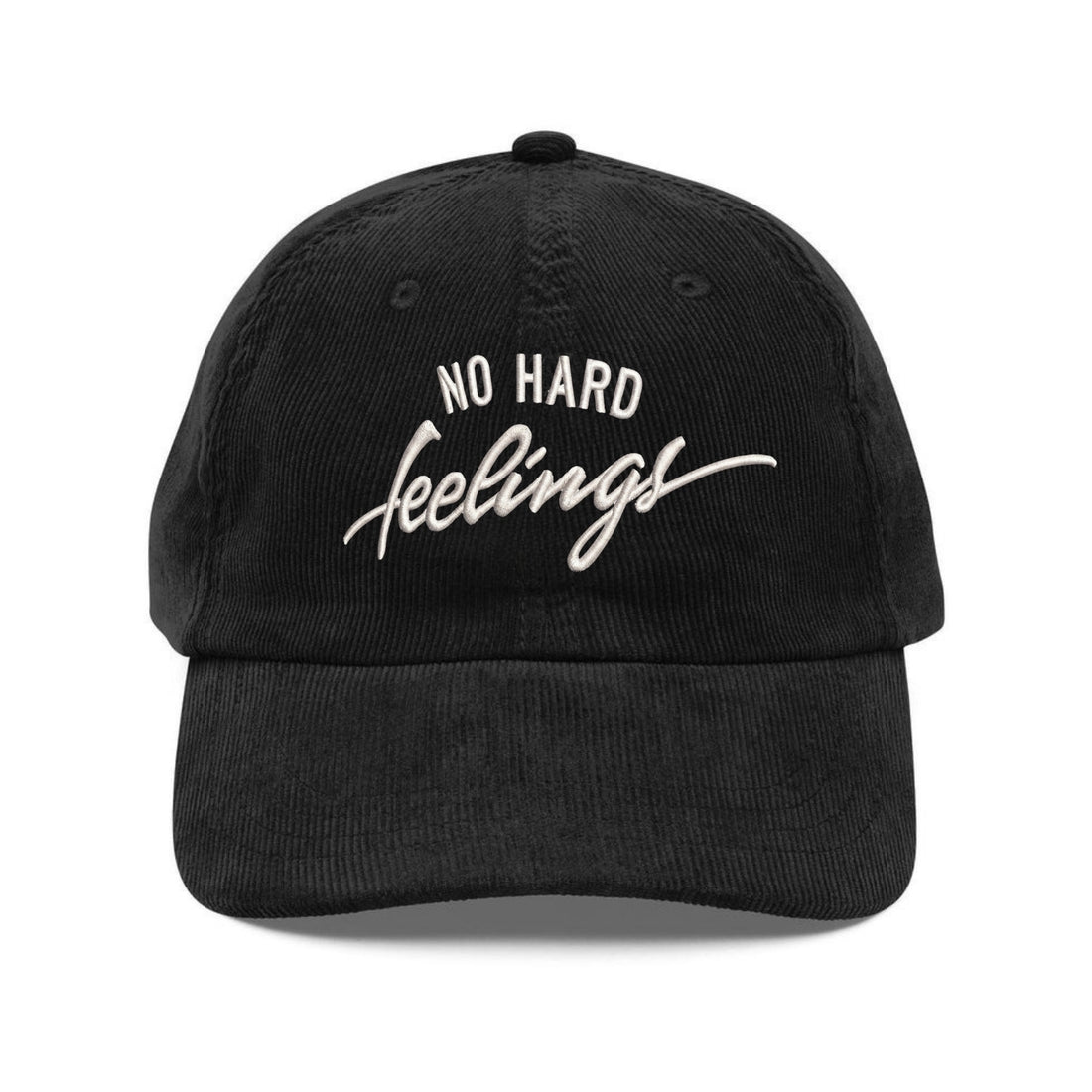 Custom Embroidered No Hard Feelings Hat - Chill Quote Cap