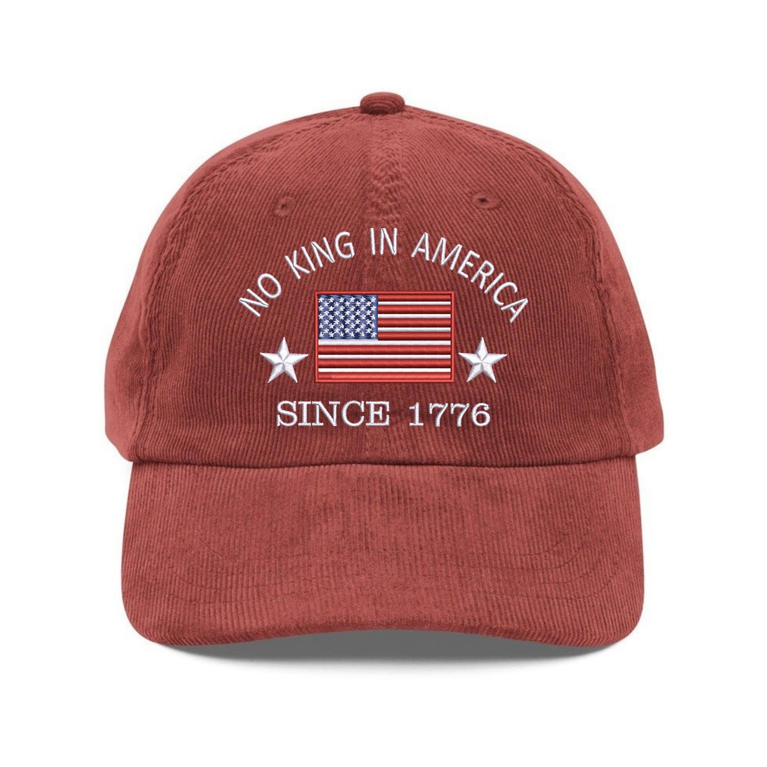 Custom Embroidered No Kings In America Hat