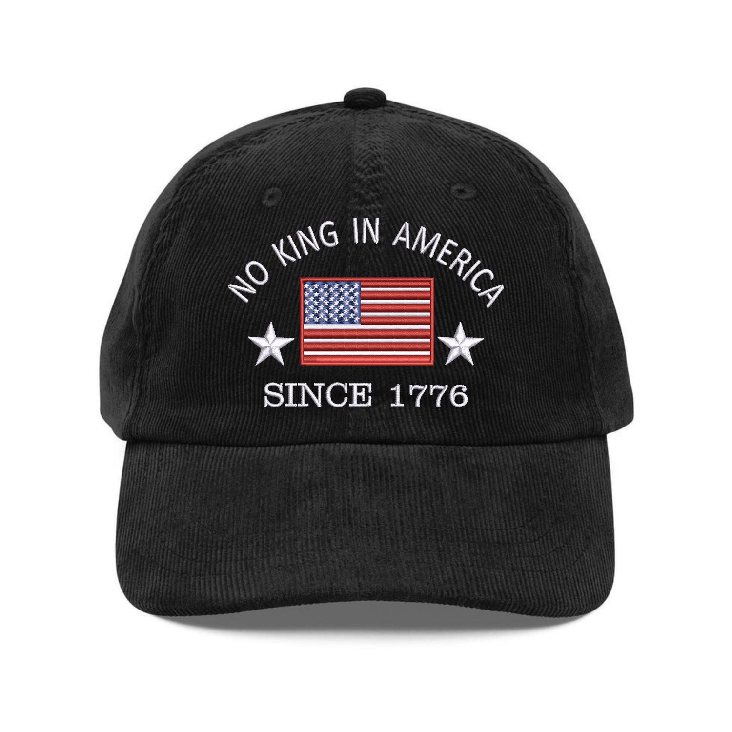 Custom Embroidered No Kings In America Hat