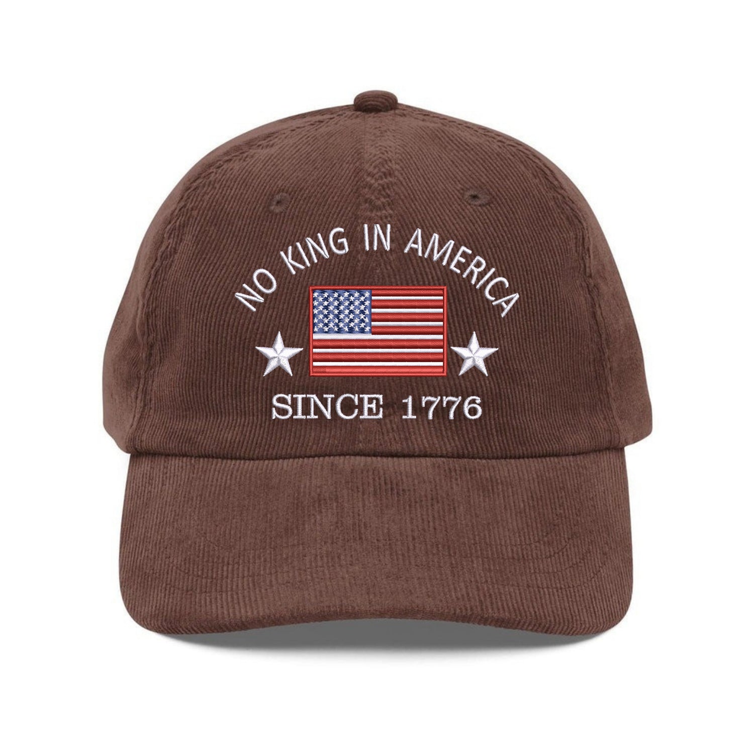 Custom Embroidered No Kings In America Hat