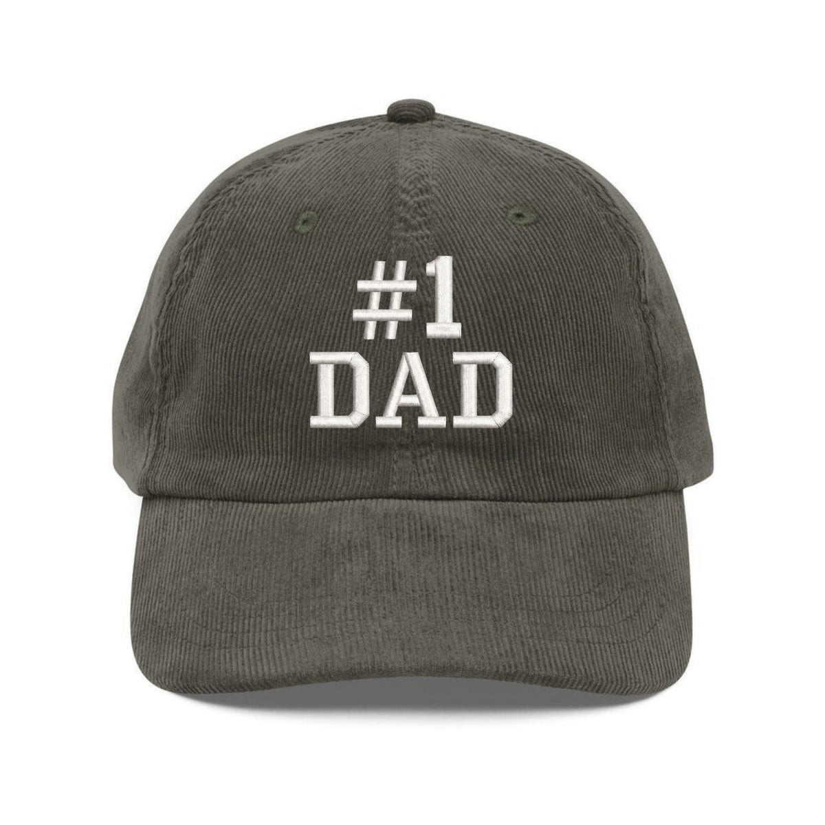 Custom Embroidered Number 1 Dad Hat - #1 Father’s Day Gift Cap