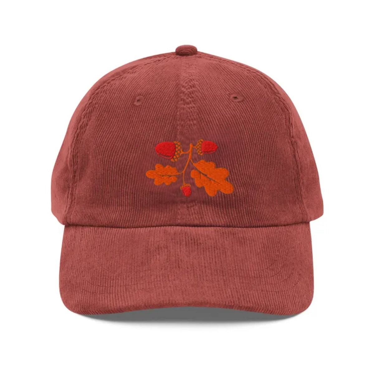 Custom Embroidered Oak Leaves and Acorn Hat