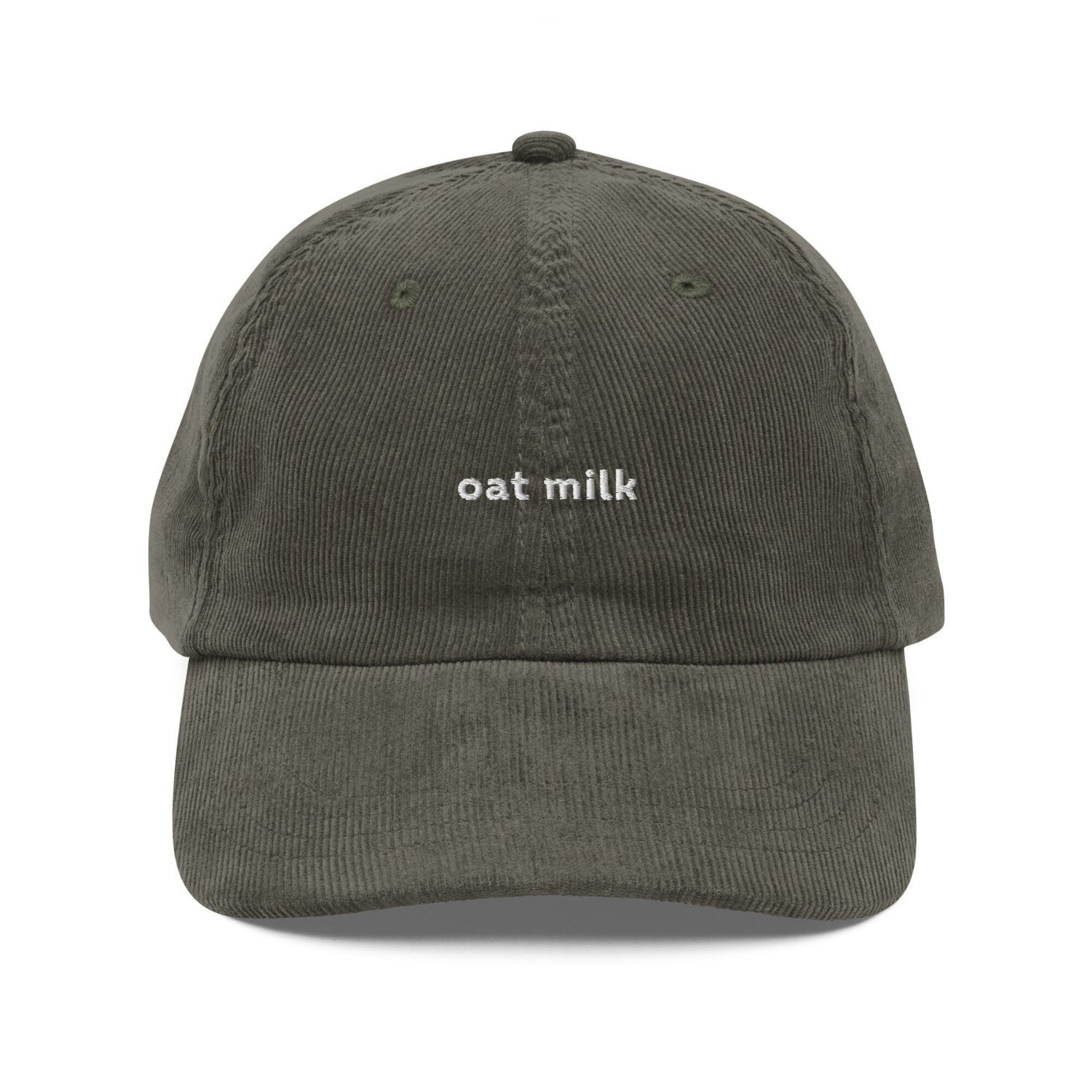 Custom Embroidered Oat Milk Hat