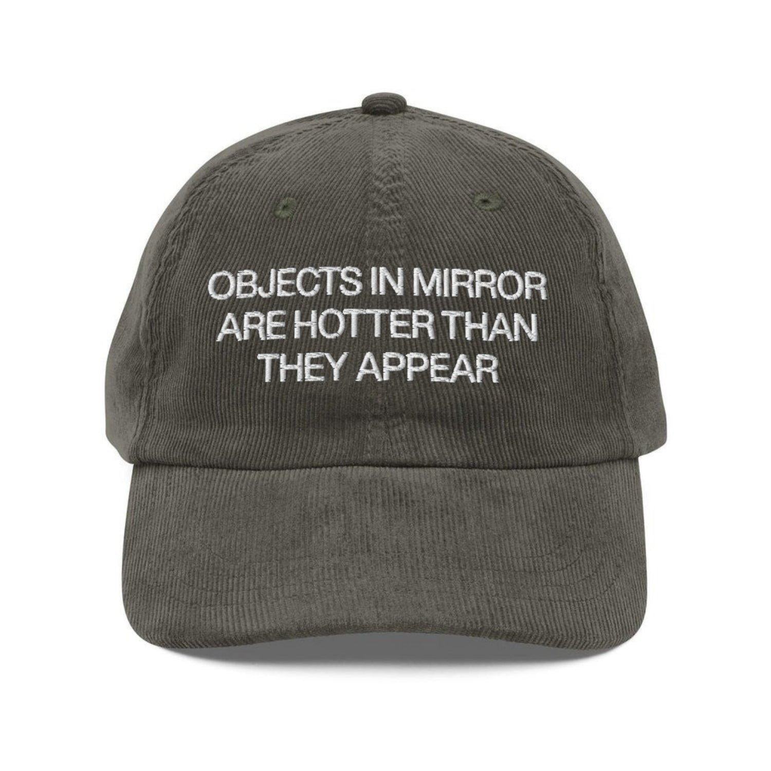 Custom Embroidered Objects In Mirror Are Hotter Than They Appear Hat