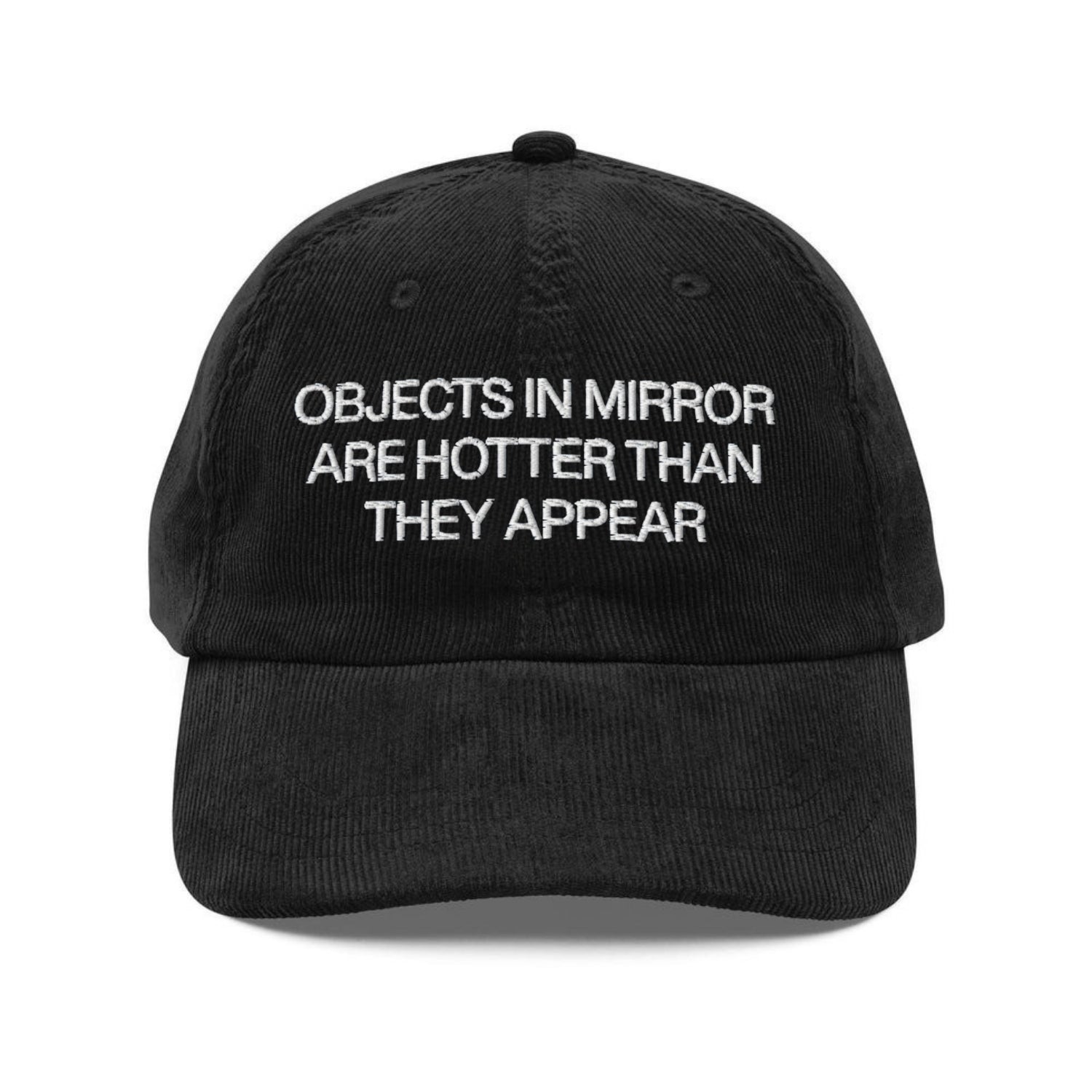 Custom Embroidered Objects In Mirror Are Hotter Than They Appear Hat
