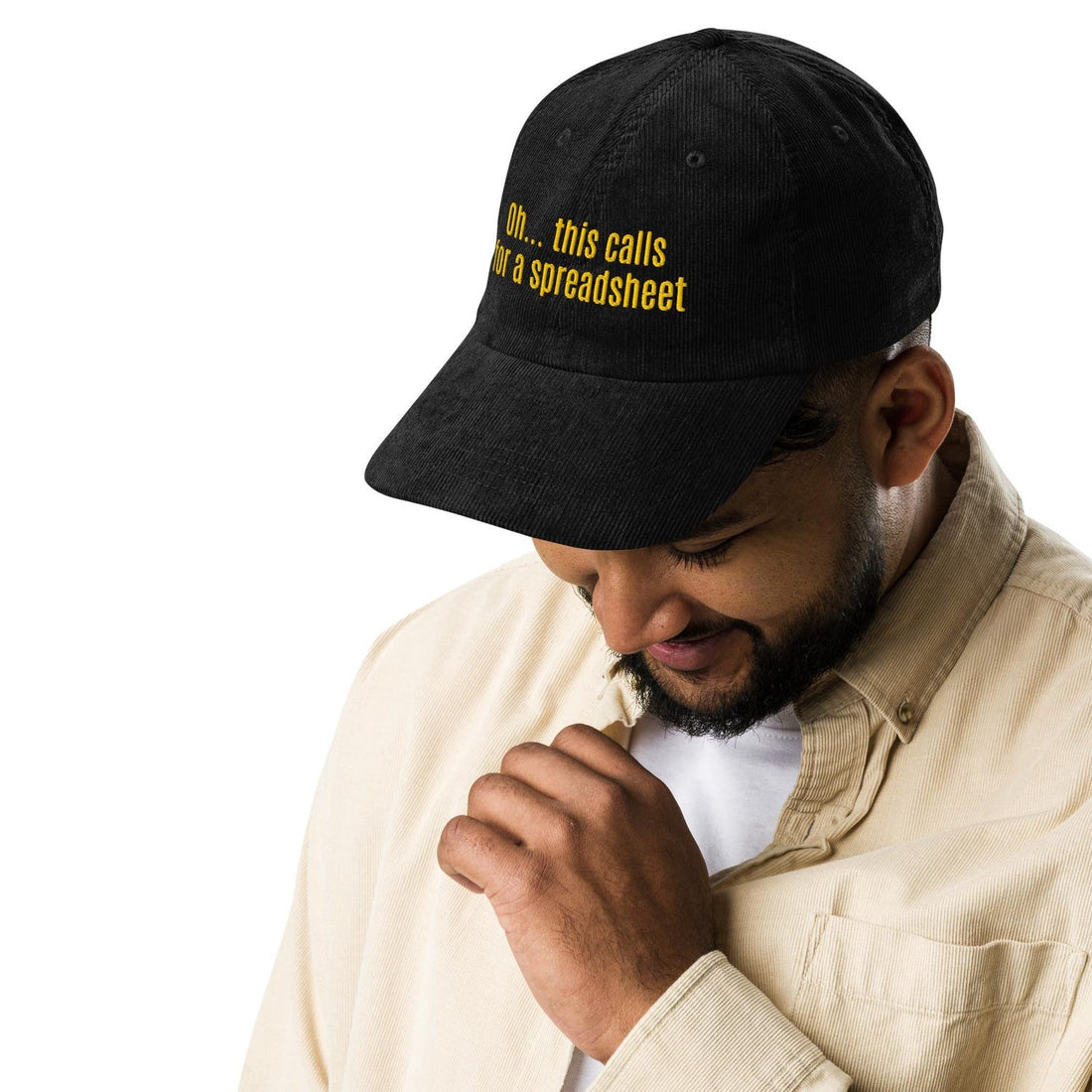 Custom Embroidered Oh... This Calls for a Spreadsheet Hat