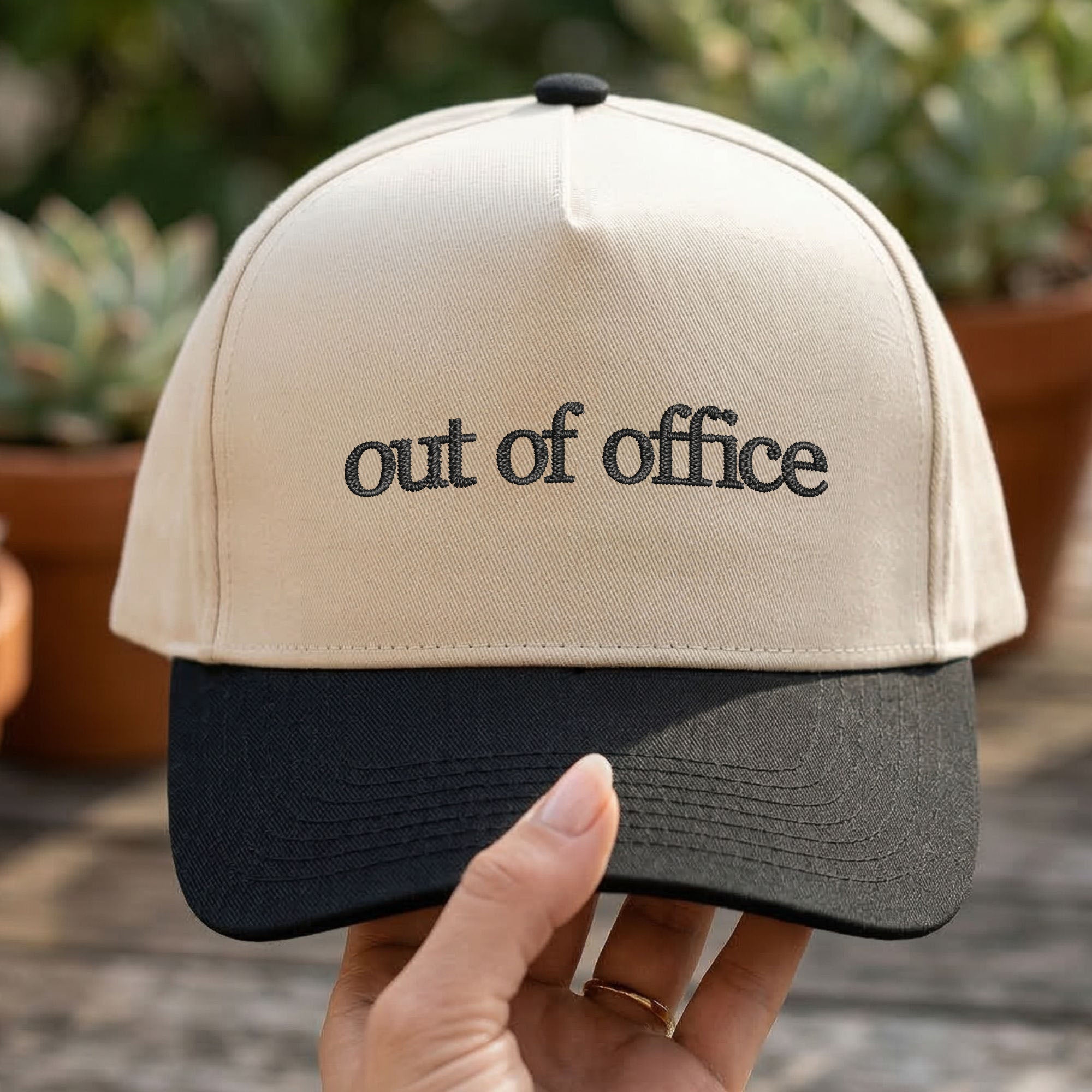 Custom Embroidered Out of Office Snapback Hat