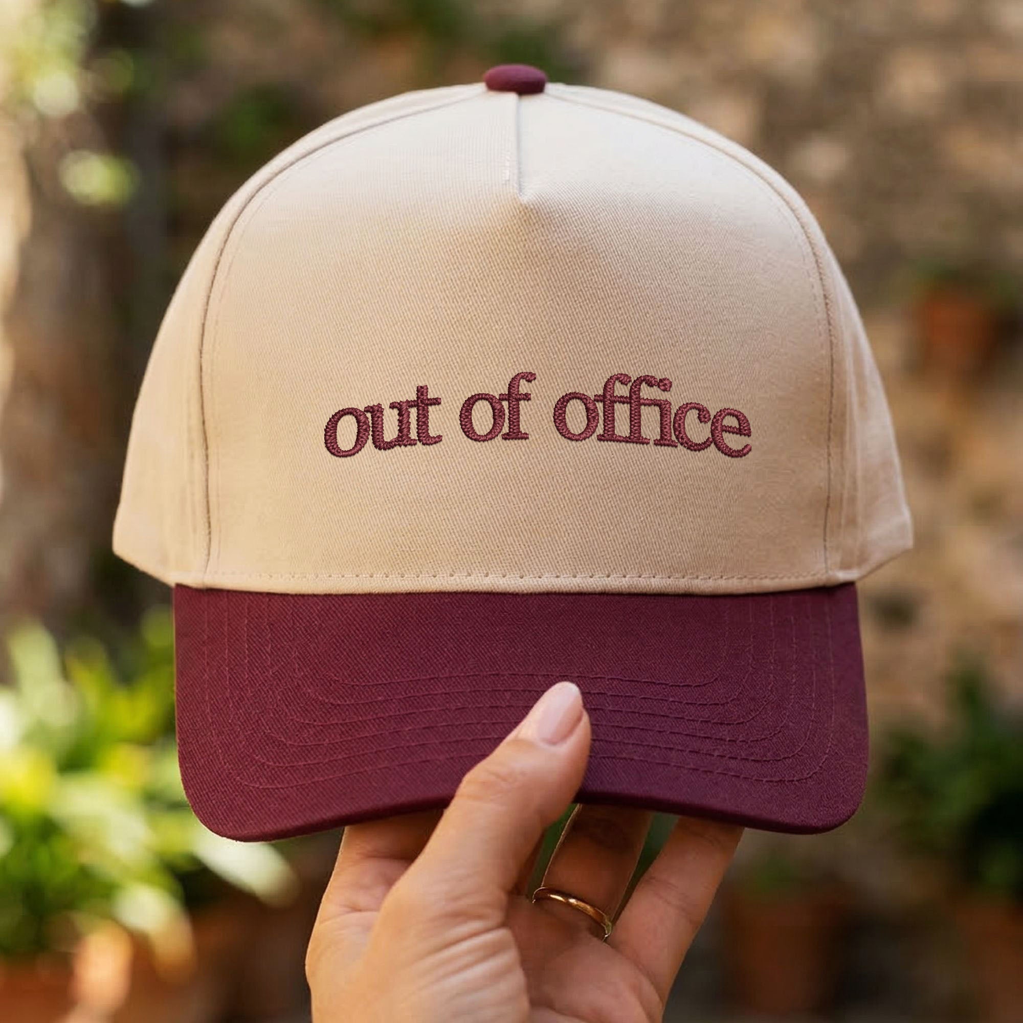 Custom Embroidered Out of Office Snapback Hat