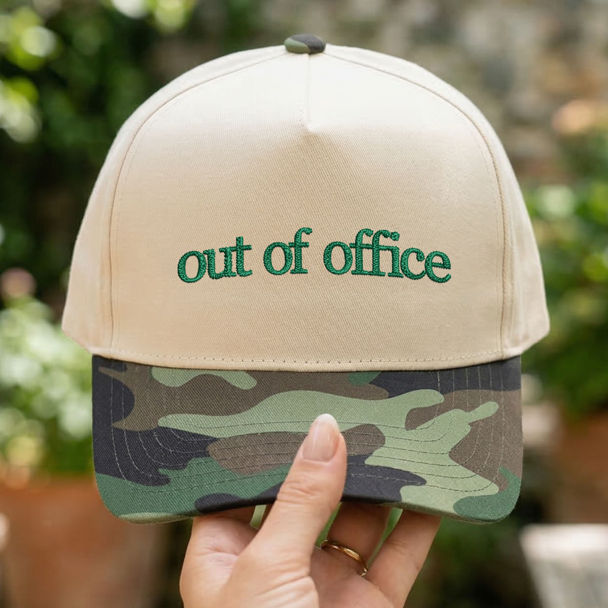 Custom Embroidered Out of Office Snapback Hat
