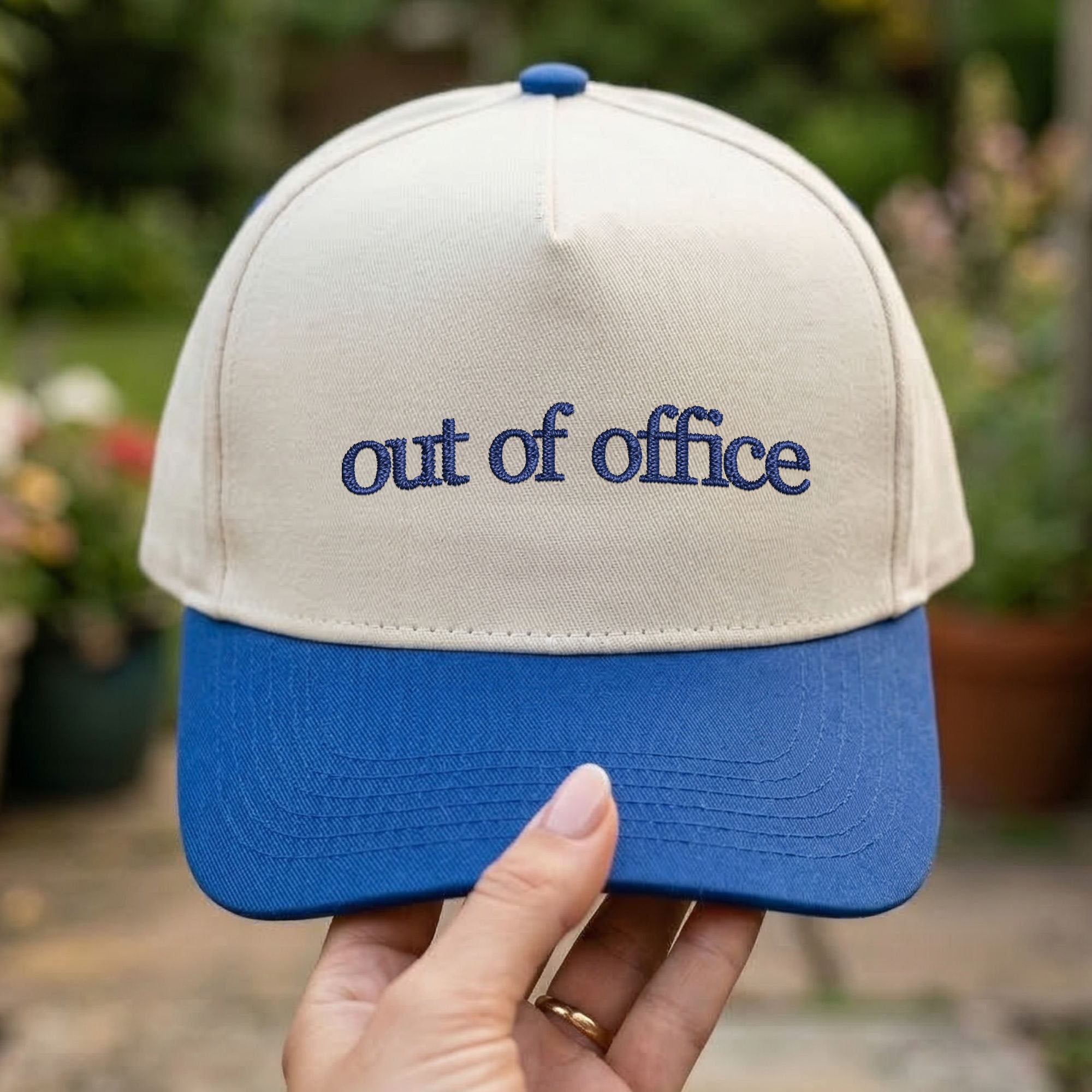 Custom Embroidered Out of Office Snapback Hat