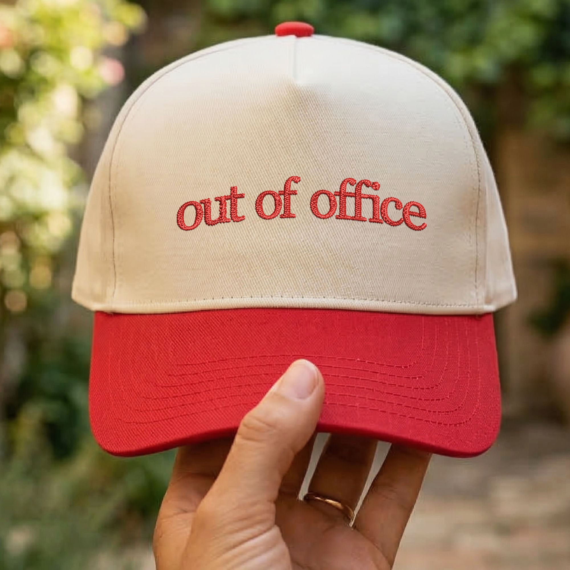 Custom Embroidered Out of Office Snapback Hat