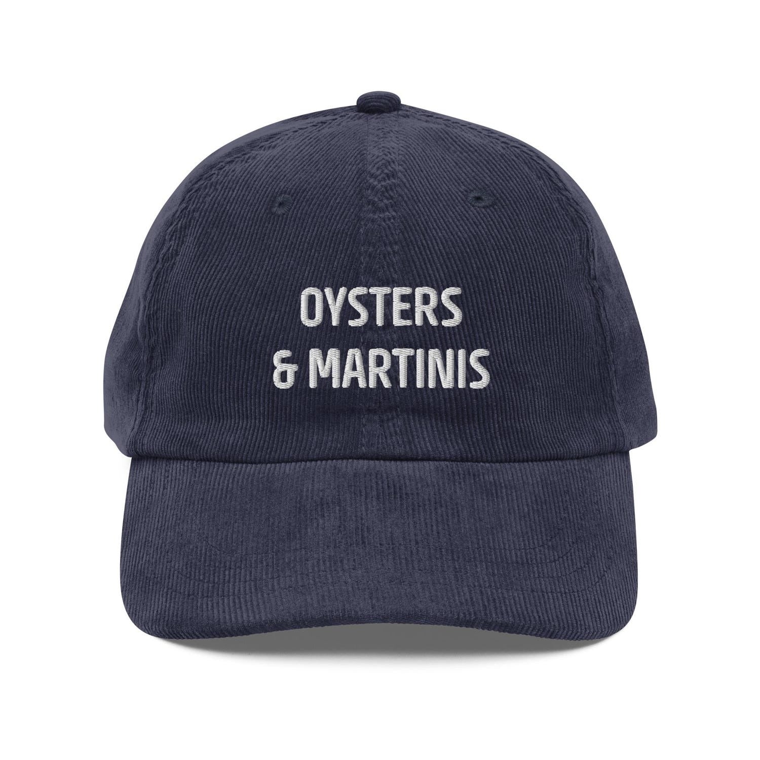 Custom Embroidered Oysters and Martinis Hat