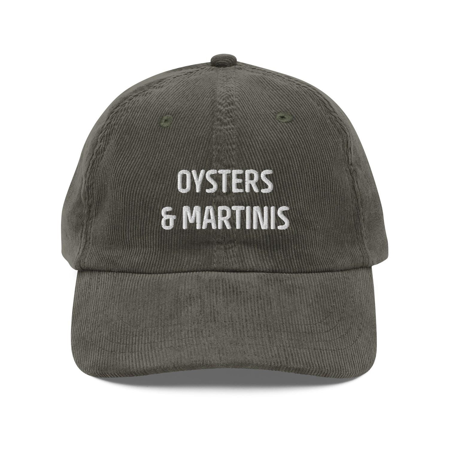 Custom Embroidered Oysters and Martinis Hat