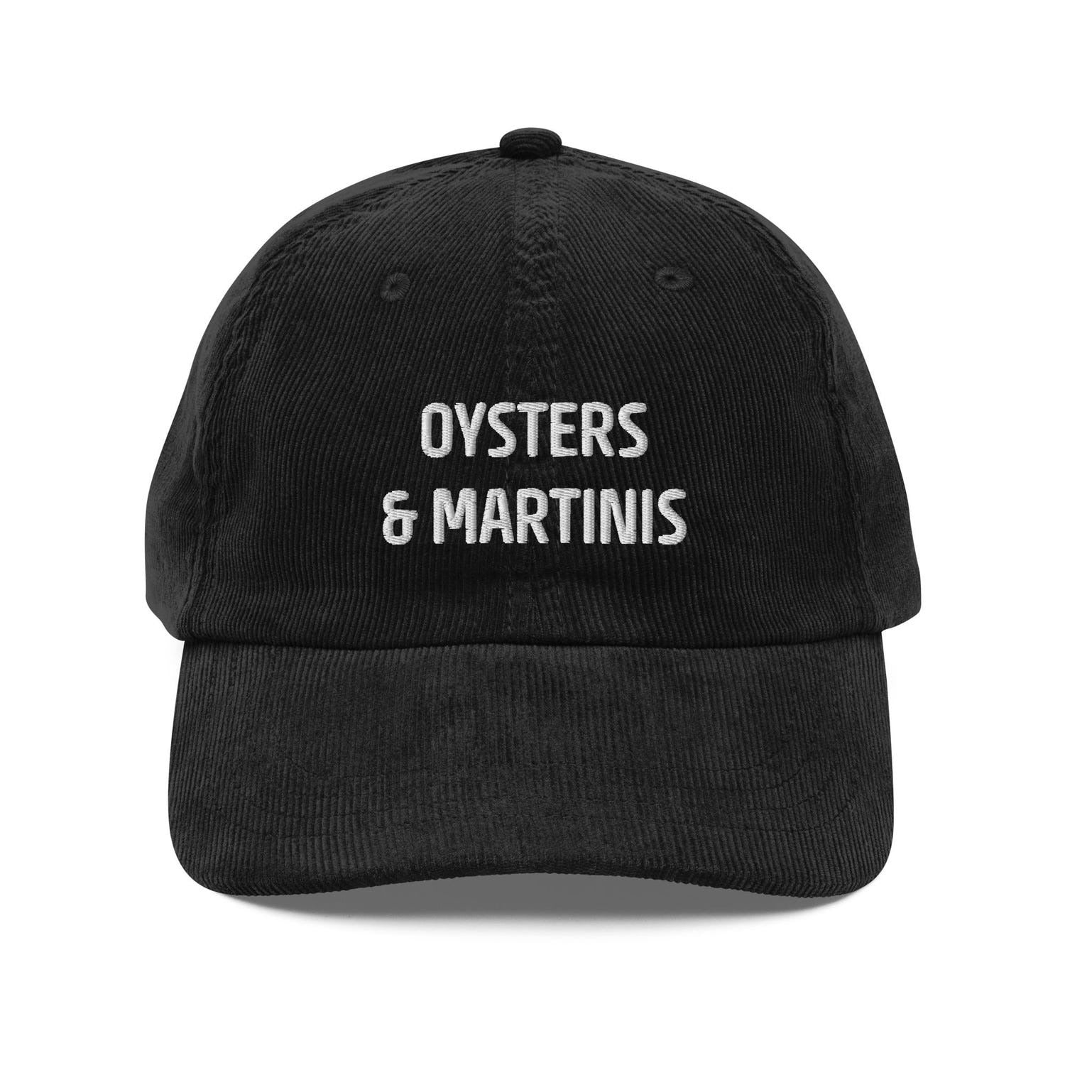 Custom Embroidered Oysters and Martinis Hat