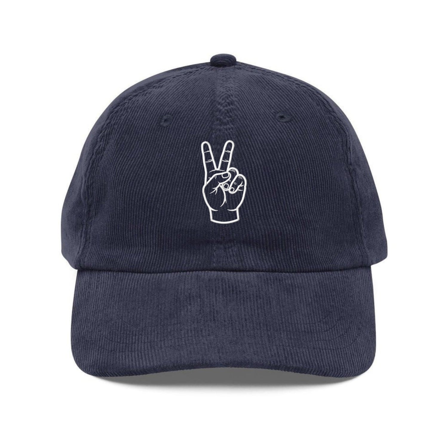 Custom Embroidered Peace Hand Hat - Victory Two Finger Cap – GatorHats