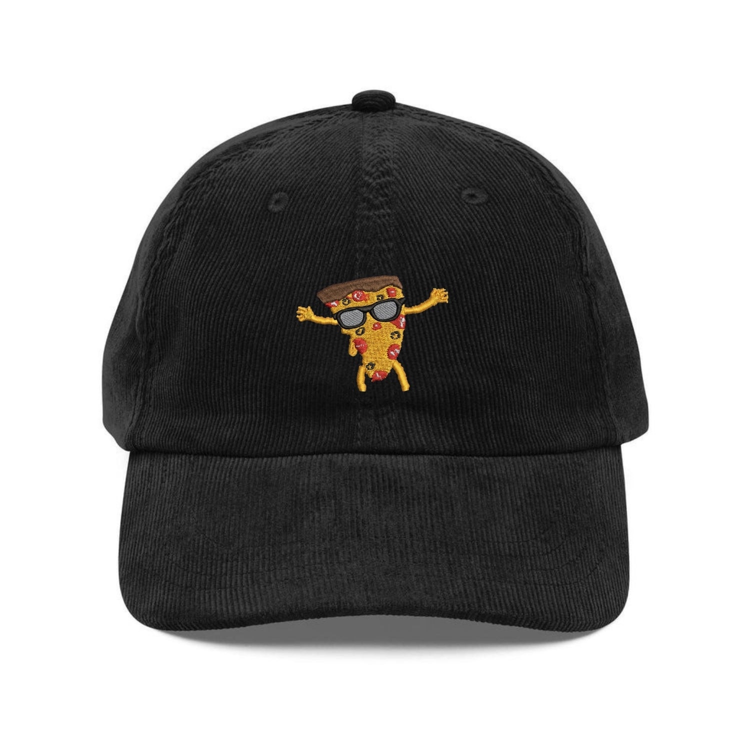 Custom Embroidered Pizza Man Hat - Funny Food Lover Vintage Cap