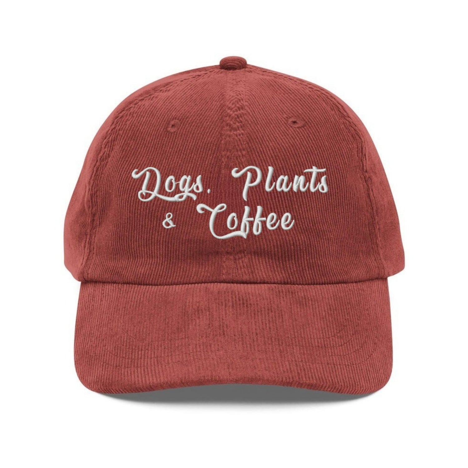 Custom Embroidered Plant Coffee Dog Lover Hat
